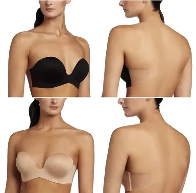 Fashion Forms Ultimate Boost Backless Strapless Bra Nude Black DDD Cup RRP£30 • £12