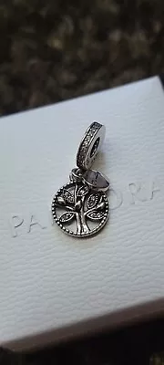 $49.99 • Buy 🔅 Pandora Sparkling Family Tree W/14K Detail Dangle Charm 791728CZ 