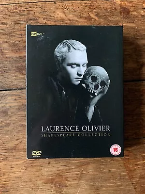 Laurence Olivier Shakespeare Collection DVD Hamlet King Lear Henry V Richard III • £6.99