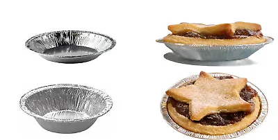 £5.29 • Buy Mince Pie Jam Tart Foil Tin Cases Apple Dishes Deep Fill Or Shallow