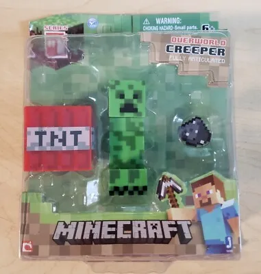 Minecraft: Overworld Creeper Action Figure 2014 New Sealed Fast Shipping  • $19.99