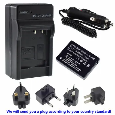 Battery+charger  For Panasonic DMC-TZ19 DMC-TZ20 DMC-TZ22 DMC-TZ25 DMC-TZ27 TZ30 • £21.59