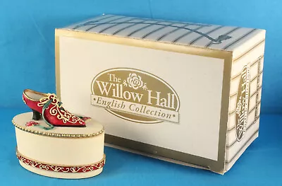 Willow Hall Shoe Trinket Box - Victorian Shoes Collection -  Anthea  No. 7818 • $4.99