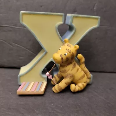 Classic Winnie The Pooh Disney Michel Alphabet Letter X Shelf Wall Hanging Decor • $21.95