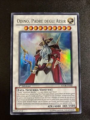 Yu-Gi-Oh Ultra Rare - Odin Father Of The Aesir Stor-it040 1ª Edition Ita • £15.89