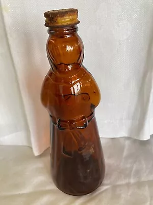 Antique Vintage Glass Bottle Mrs Butterworth Cyrup Amber Brown Collectable • $8