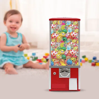 25 Cents Gumball Machine Candy Vending Dispenser Coin Bank Big Capsule 50*50mm • $159