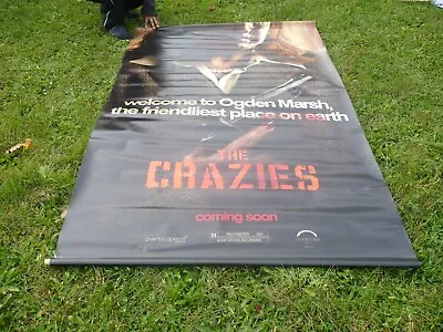 THE CRAZIES  Orig Used D/S Vinyl Banner (5' X 8') • $55