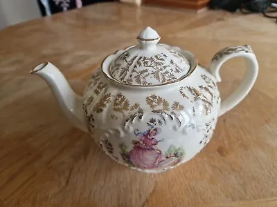 Sadler England Gold Floral Pinkie Teapot Fantastic Condition • £17.99