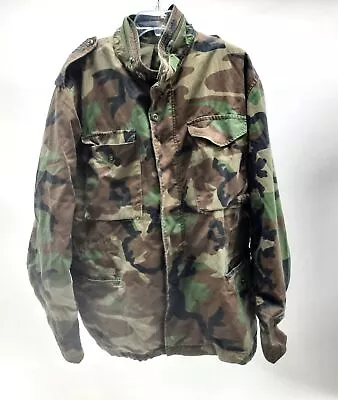 Men's CABELA'S Green Camo Hunting Jacket L • $29.99