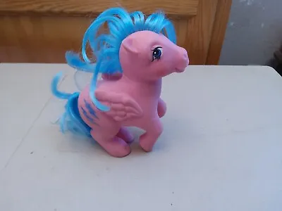 1983 My Little Pony G1 Firefly Pegasus Toy Figure Pink Blue • $12