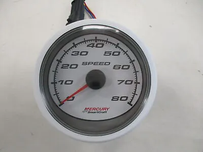 Mercury Smartcraft Speedometer Gauge 79-879905k11 White Face & Bezel Boat • $99.95