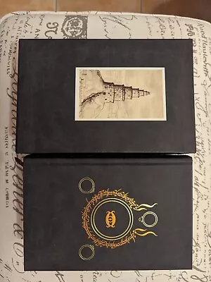 LORD OF THE RINGS - 50th ANNIVERSARY EDITION HARDCOVER BOOK NEW 2004 GOLD FOIL • £92.98