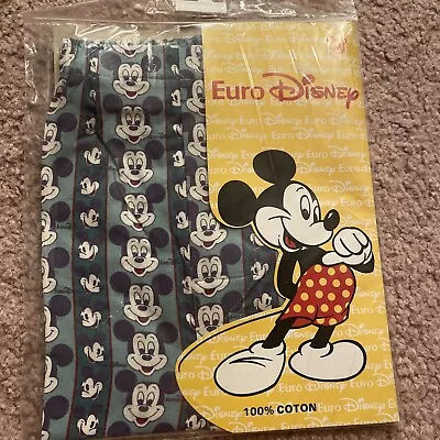 Euro Disney Boxer Shorts Mickey Mouse Medium Brand New Vintage 90s Printed • $12.99