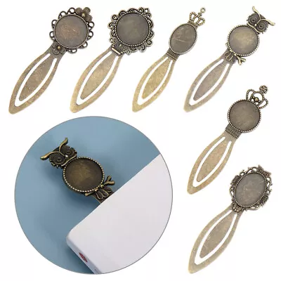£2.38 • Buy DIY Cabochon Base Cameo Setting Iron Metal Bookmark Cabochon Settings Vintage