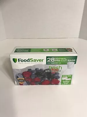 Vintage 2010' NIB Snbeam Products FoodSaver 28 Heat-Seal Pre-Cut Pint Size Bags  • $19.99