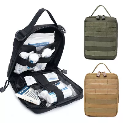 Tactical First Aid Pouch Medical Bag Organizer Small Waist Bag Molle EMT Pouch • $10.59