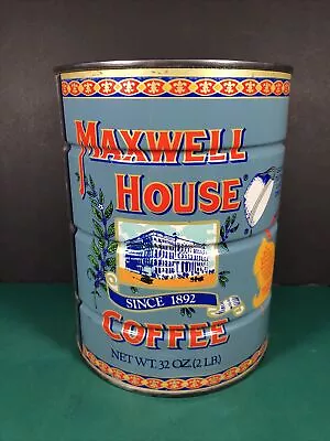 VTG Maxwell House | 80th Anniversary | 2 Lb Coffee Can | Missing The Lid | Empty • $19.99