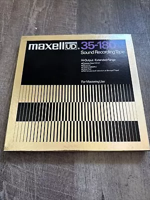 Maxell UD 35-180 Position 10.5  X 1/4  Metal Reel Tape NEW OPEN BOX • $89.99