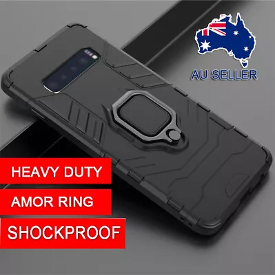 Shockproof Heavy Duty Amor Ring Case For Samsung Note9 S8/9/10/plusA50/A50S/A30S • $10