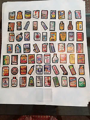 1979 Topps Wacky Packages Complete 66 Card Set Series 1 Mint New Condition Cards • $31.99