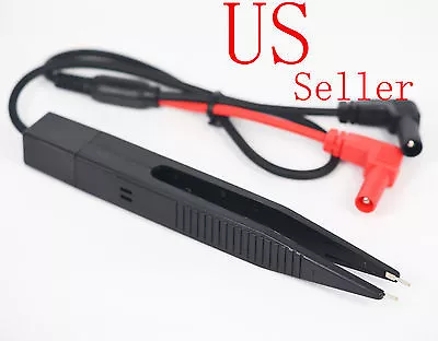 SMD CHIPS Component Clip Tweezer DMM TEST LEAD CABLE • $8.50