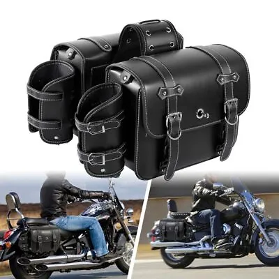 Motorcycle Side Saddle Bags For Suzuki Boulevard C50 C90 C109R M109R M50 M90 • $109.99