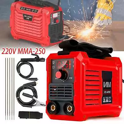 Portable IGBT Welder Inverter 220V MMA 250amp DC Stick Welding DIY Repair Tools • £48.99