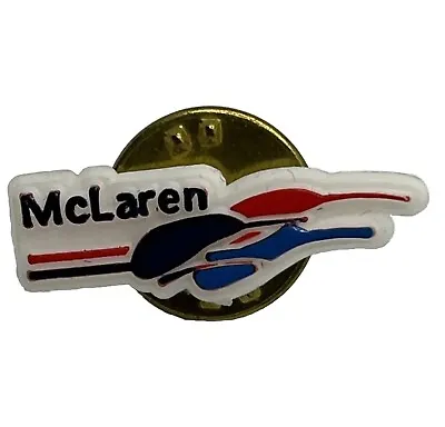 McLaren Automotive Car Racing Team Souvenir Plastic Lapel Hat Pin Pinback • $5.95