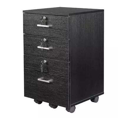 File Cabinet Rolling Office Storage 3 Drawer Cabinet Organizer • $78.99