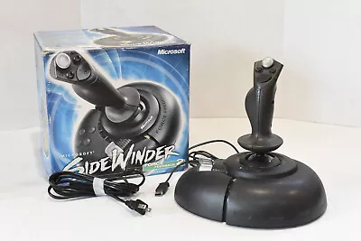 Microsoft SideWinder Force Feedback 2 USB Joystick X05-92622 Flight Simulator • $99.95