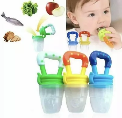 £3.59 • Buy Baby Feeding Dummy Nibbles Fresh Food Fruit Feeder Weaning Nutrition Pacifier UK