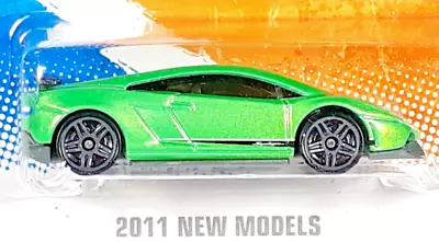 Hot Wheels Green Lamborghini Gallardo LP 570-4 Superleggera '11 New Models Pr5's • $9.99