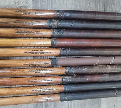 10 Antique Vintage 1920's Macgregor Hickory Wood Shaft Golf Clubs Stamped Shafts • $189