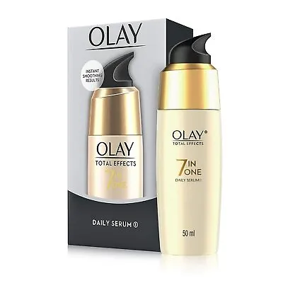$61.81 • Buy Olay Serum Total Effects 7 In 1, Anti-Ageing Smoothing Serum, 50 Ml