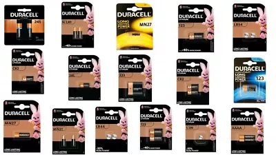 Duracell Photo Lithium & Specialist Alkaline Batteries CR2 MN27 CR123 1/3N DL245 • £7.99