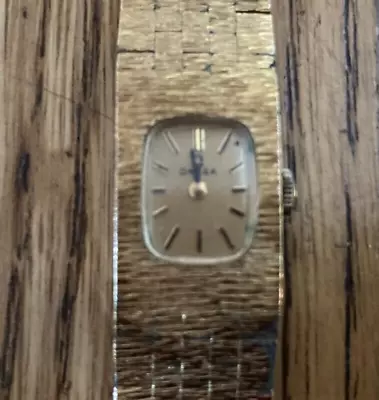 Vintage Ladies Omega Mechanical 1070 Gold Plated For Parts/repair • $55