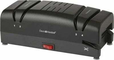 $59.11 • Buy Davis & Waddell Electric Knife Sharpener Scissors Stainless Steel Black