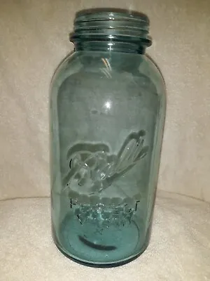 Vintage 1922-33 Ball Perfect Mason 1/2 Gallon Fruit Jar #4 • $9.50