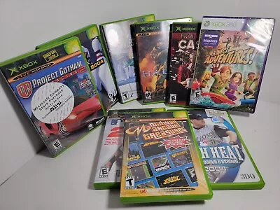 Lot Of 8 Xbox (& Xbox 360) Video Games Bundle - Tested W/ Halo 2 (Case/Manual) • $20.40