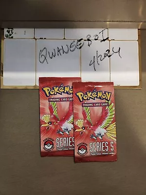 2 Pokemon POP SERIES 5 Promo SEALED BOOSTER PACK • $1025