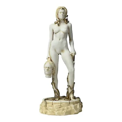 Medusa With Head Of Perseus Me Too Movement Statue Sculpture Aged Color 13 In • $84.60