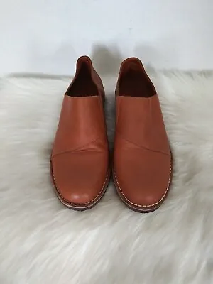 Sergio Tomani Women’s Size 37 EU 6.5 US  Leather Slip-On Shoes Brown • $22.49