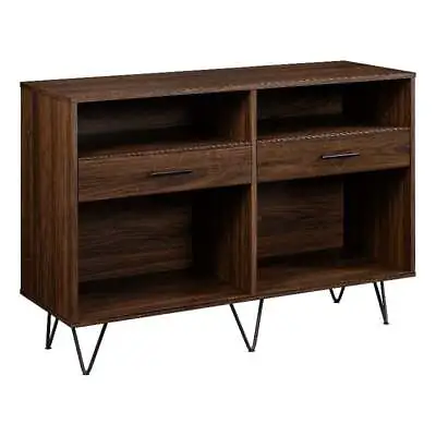 Hairpin Leg 2 Drawer Wood Entry Console - Dark Walnut • $158.48