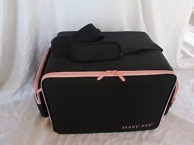 Mary Kay Consultant CASE Travel Bag Tote Large 16X12X11  Black Organizer • $18.95