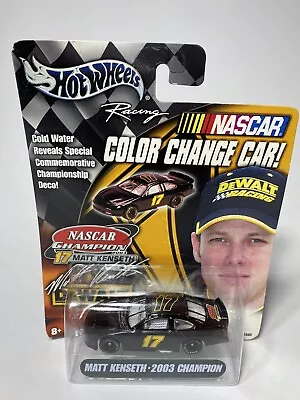 2003 Hot Wheels #17 DeWalt Matt Kenseth NASCAR Champion 1:64 New In Box Diecast • $12.99