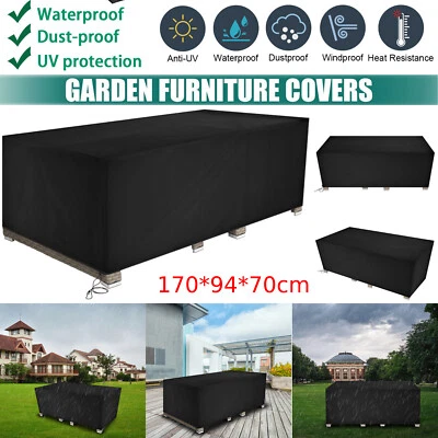 £8.95 • Buy BBQ Patio Furniture Garden Table Cover For Rattan Chair Cover Cube Set Outdoor