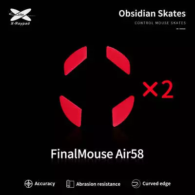 X-Raypad Obsidian Mouse Skates For Finalmouse Air58 • $26.95