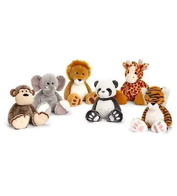 Keel Toys Love To Hug Wild Animals Monkey Elephant Lion Tiger Panda Giraffe 18cm • £13.99