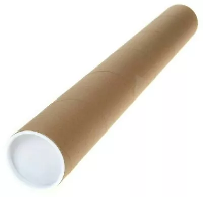 Mailing Tubes With Caps 1.5 D Choose Pack Size Useable Length | Tubeequeen™ • $26.24